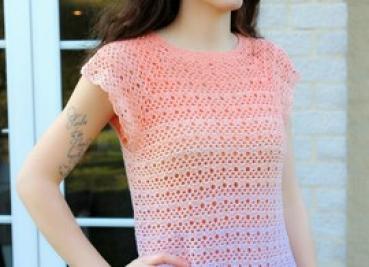 Häkelanleitung RVO Shirt "Marie", Gr. XS-XXL